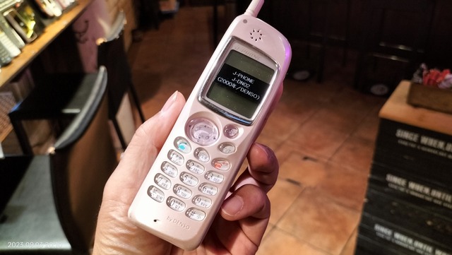 90年代 ビンテージ J-PHONE 携帯電話 照明 ネオン ディスプレイ