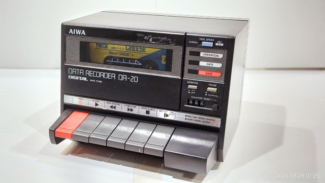 1986/昭和61/AIWA/DR-20/データレコーダー/プログラムレコーダー