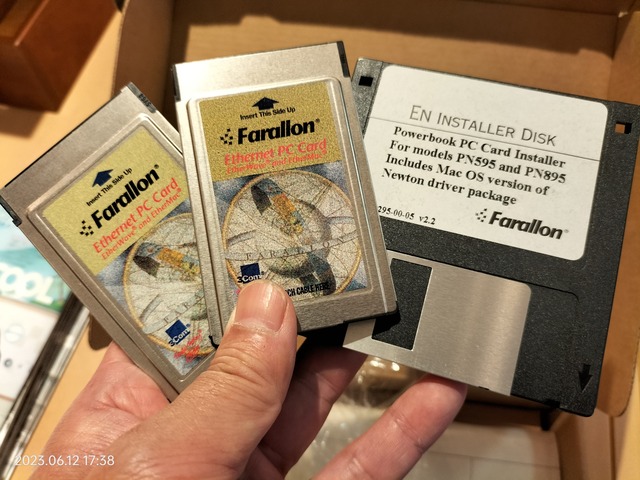 年代不明/Farallon/Ethernet PC Card/Powerbook周辺機器 : Extinct