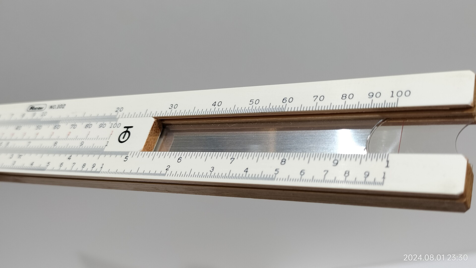 推定1975/昭和50/RICOH/RICOH BAMBOO SLIDE RULE/リコー計算尺/初級用/ : Extinct Media ...