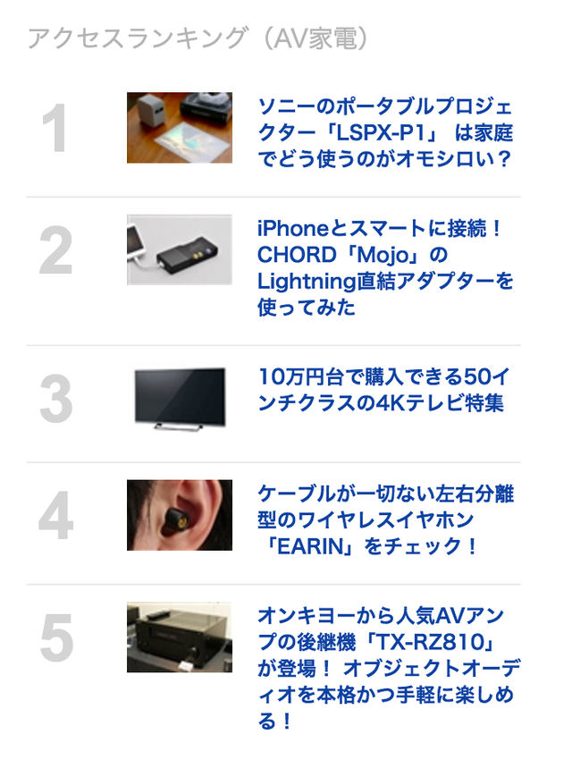 価格コムアクセス1位