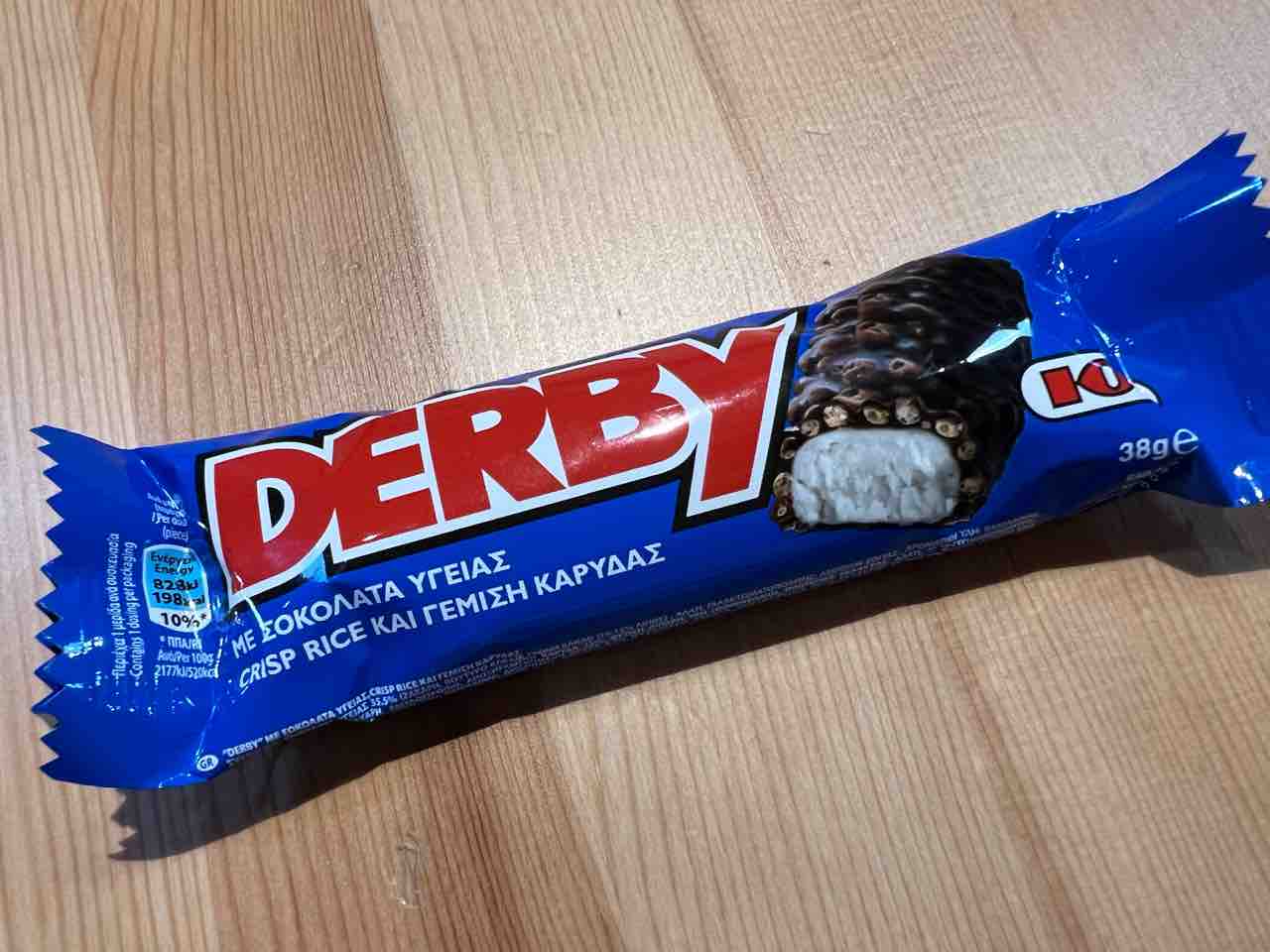 ギリシャ発 Derby ダービー のチョコレートバー By Ion 食の雑学 食べて調べて書くブログ