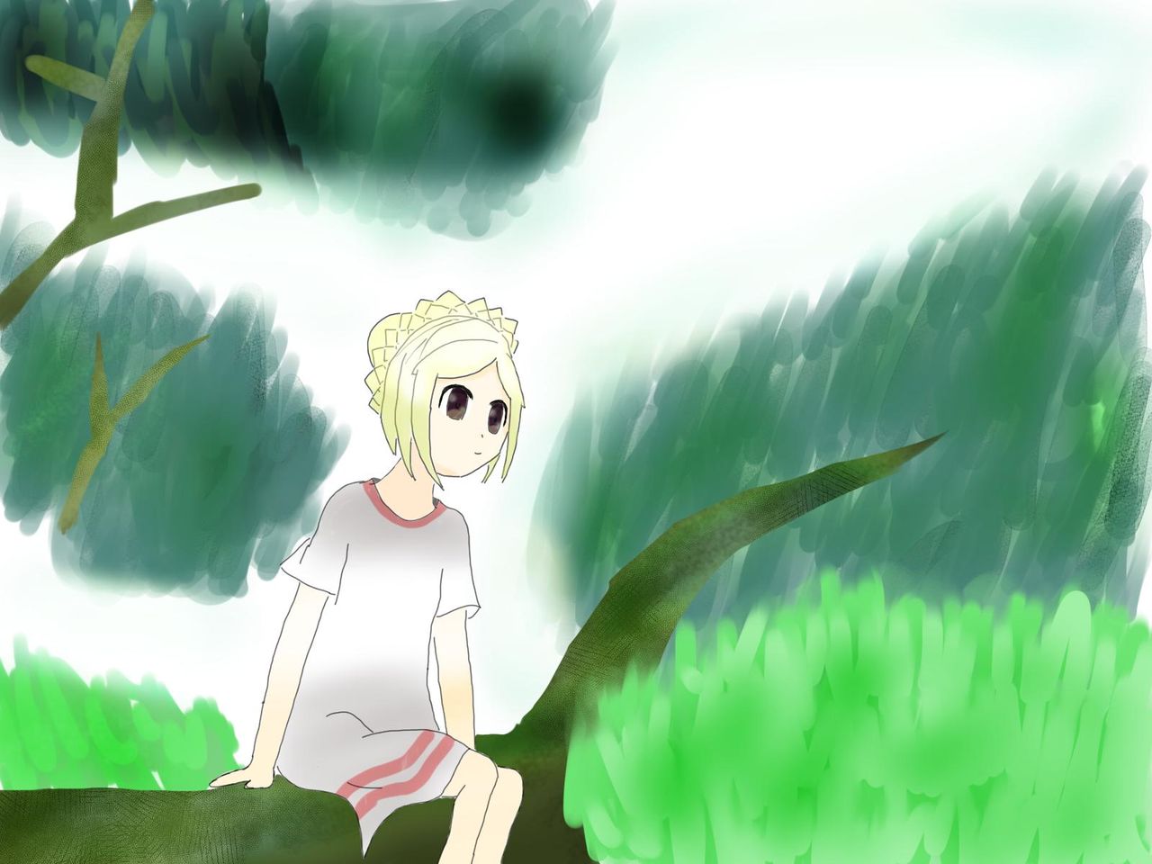 ワイ お絵描き15日目 の絵見てくれ ひまひき速報