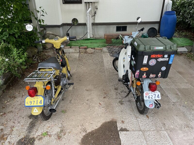 3速リトルカブ、ナンバープレートとCDI : リトルカブ＆シグナス珍道中記