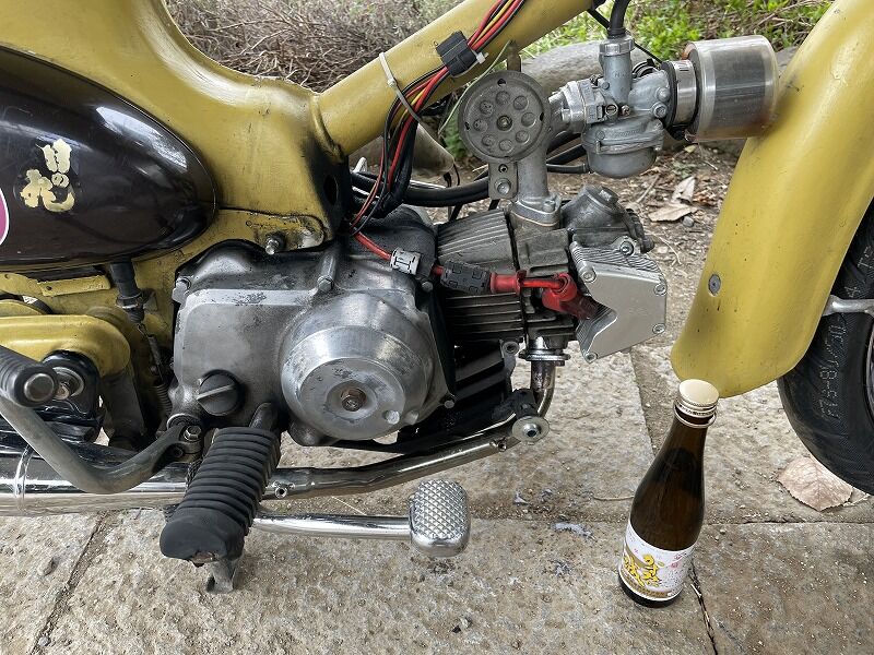 中華エンジン載せ替え開始 : リトルカブ＆シグナス珍道中記