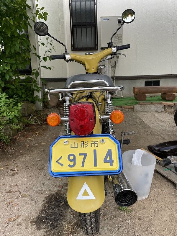 3速リトルカブ、ナンバープレートとCDI : リトルカブ＆シグナス珍道中記