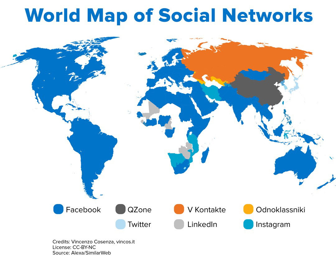 Социальные сети 2017. World Map of the social Network. Карта социальных сетей. Карта социальных сетей в мире.