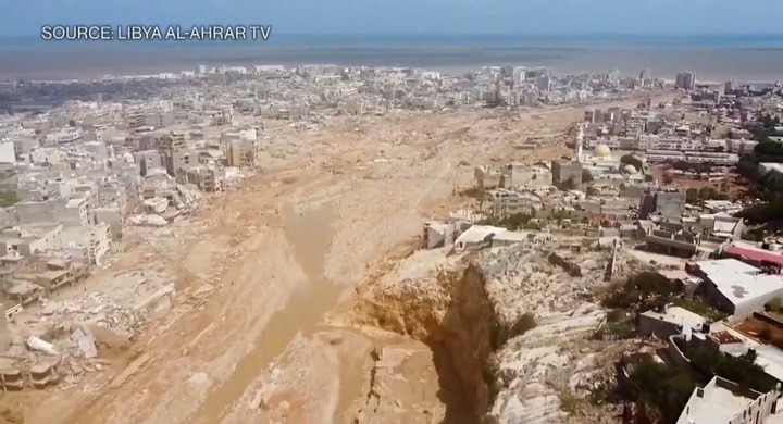 【速報】リビアの洪水、ビルの7Fまで水が押し寄せていた　死者は5000人超か