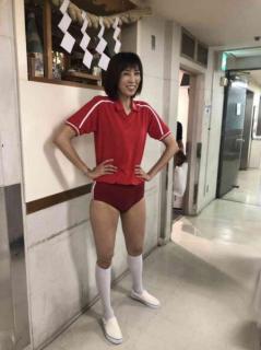 大林素子、引退後初のブルマ姿を公開