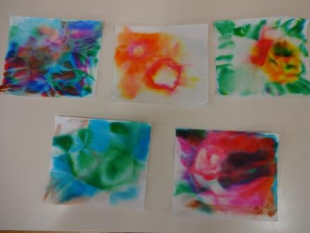 もも にじみ絵 ひまわり認定こども園のブログ もも にじみ絵 ひまわり認定こども園のブログ