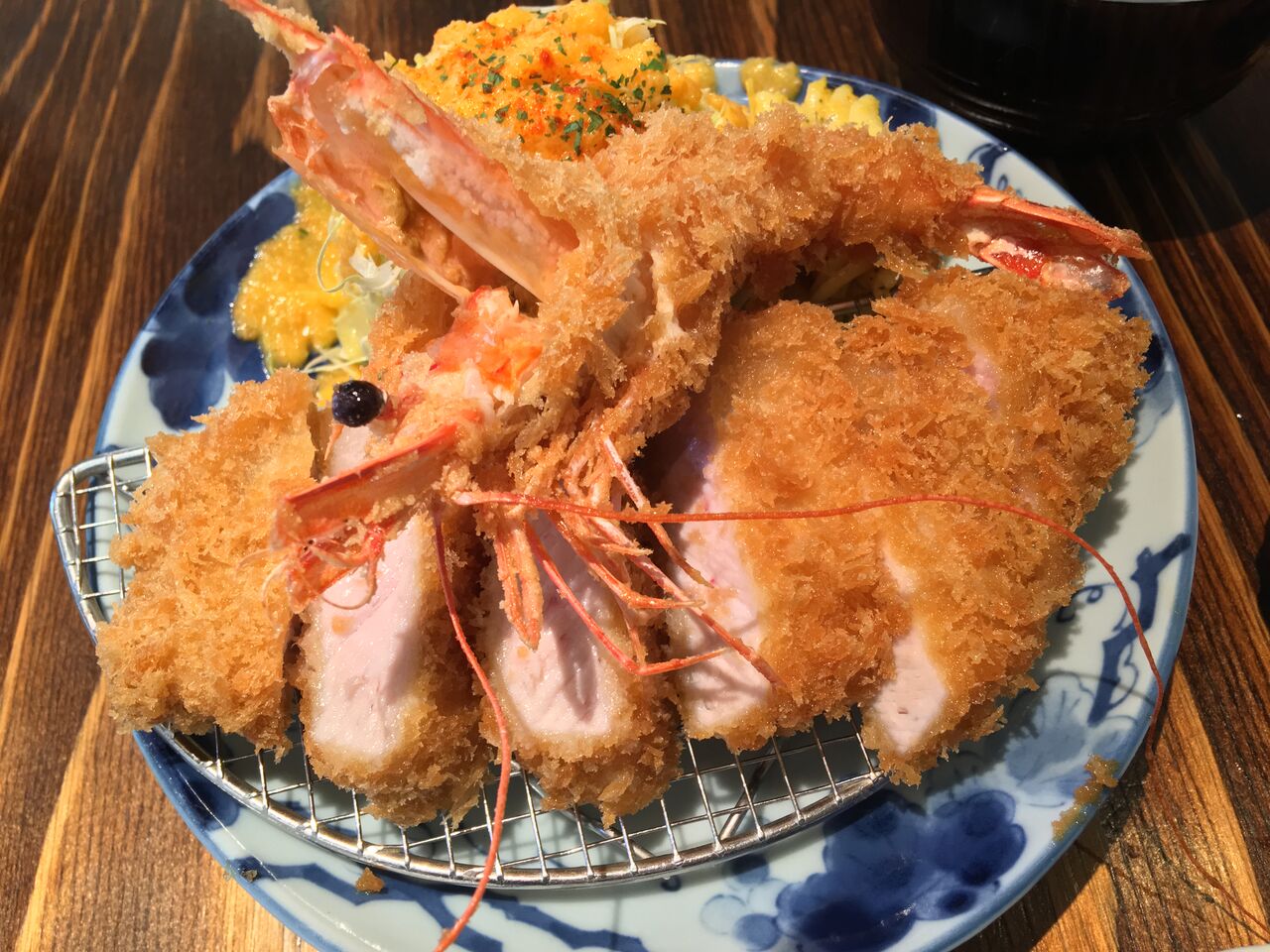 姫路 とんかつ 朔 とんかつと海老フライ 神戸 姫路で一人お昼ごはん