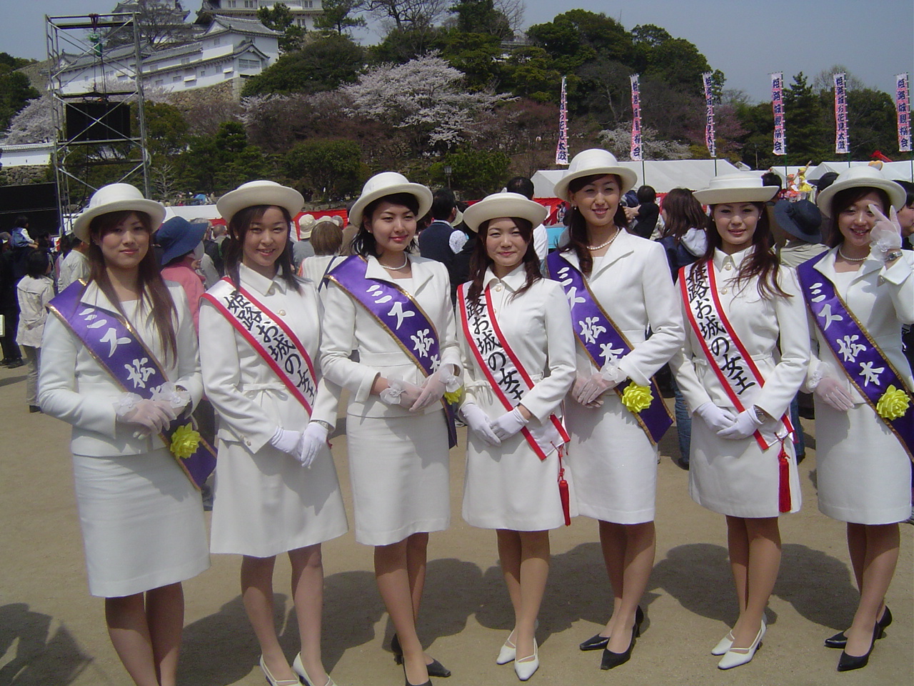 姫路城 観桜会 第４０代姫路お城の女王