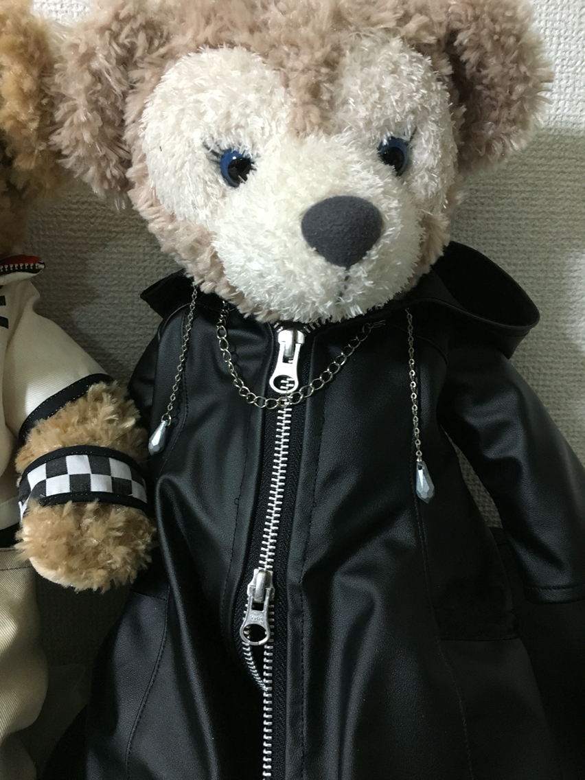 Sサイズダッフィー◇キングダムハーツ 13機関コート風 トップ Sサイズ