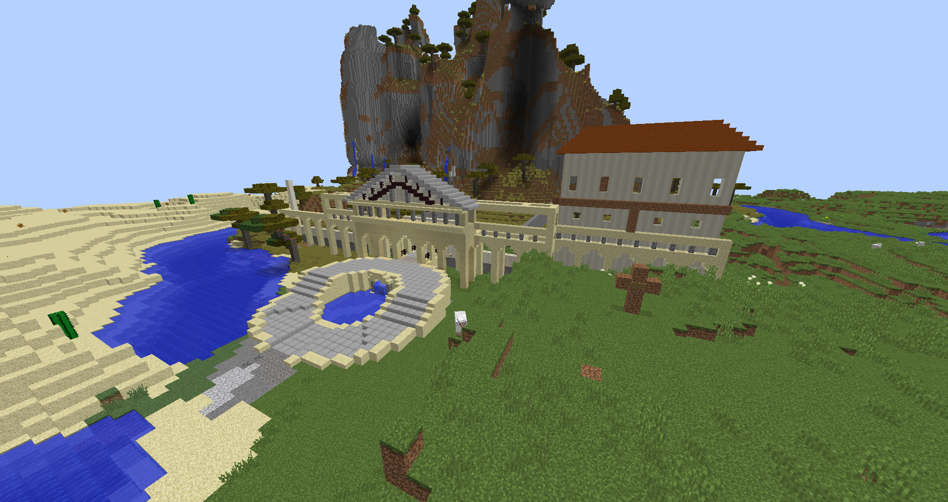 お城の建築 進捗報告１ ひもの まいくらいふ