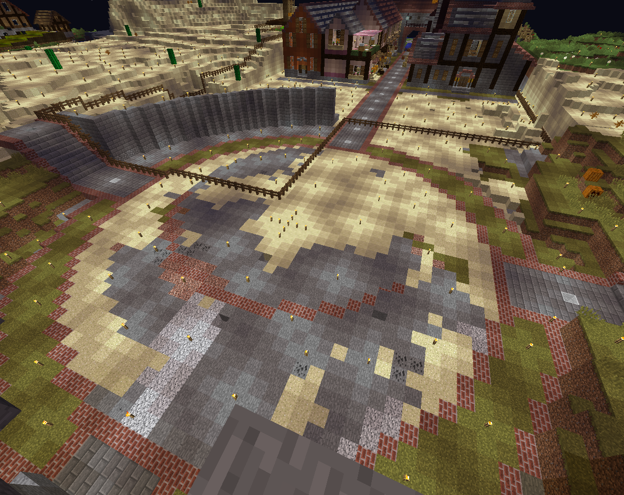 噴水広場周辺のテラス席 ひもの まいくらいふ