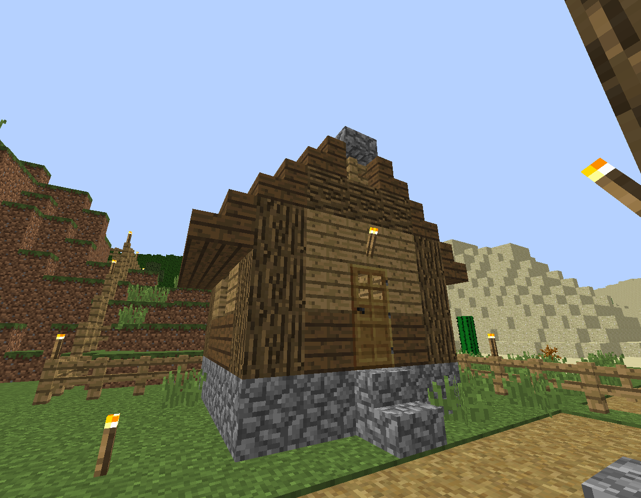 砂漠村の整備 ひもの まいくらいふ