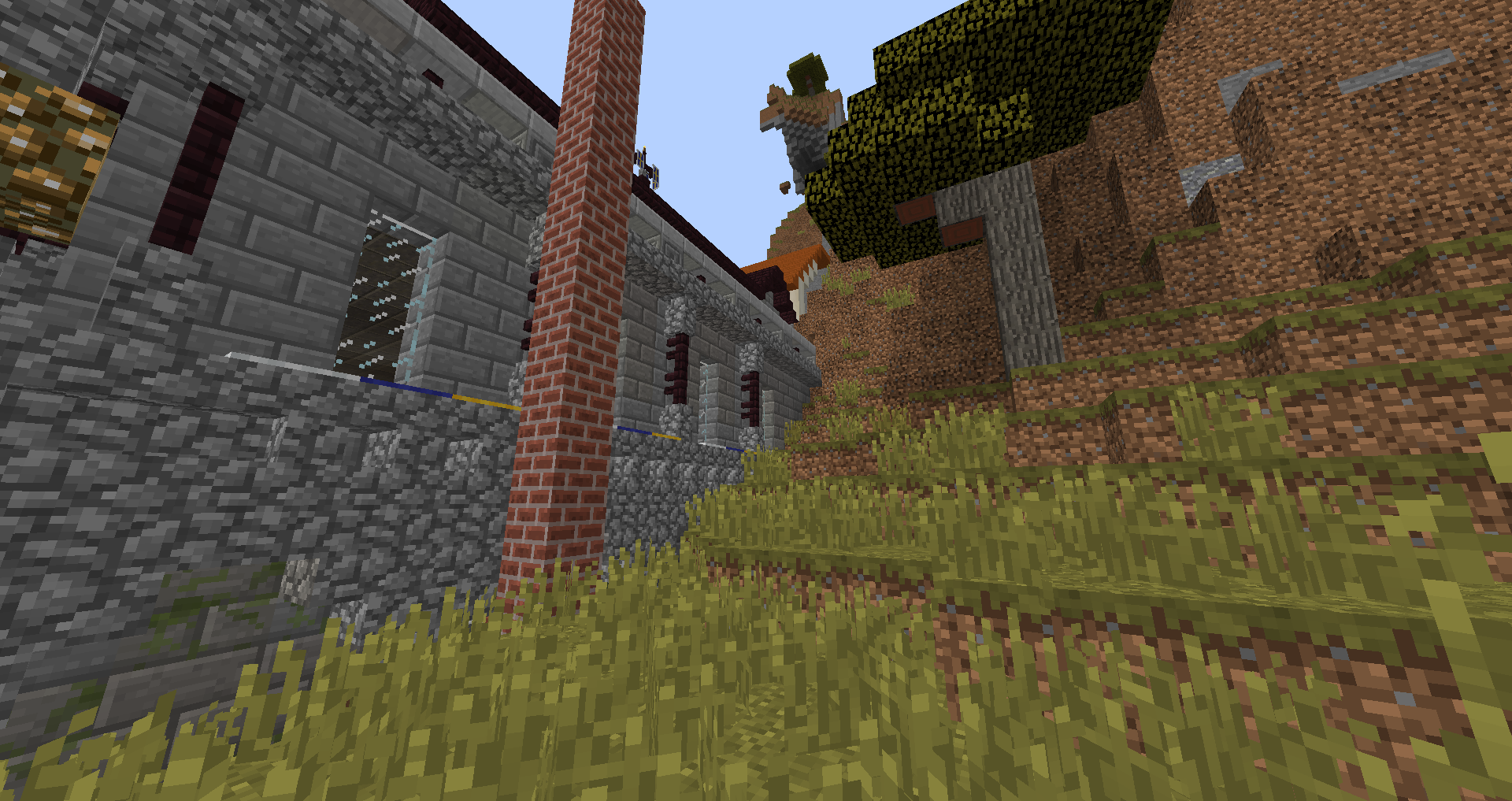 騎士団の兵舎 と 旗の模様 十字 レシピ ひもの まいくらいふ