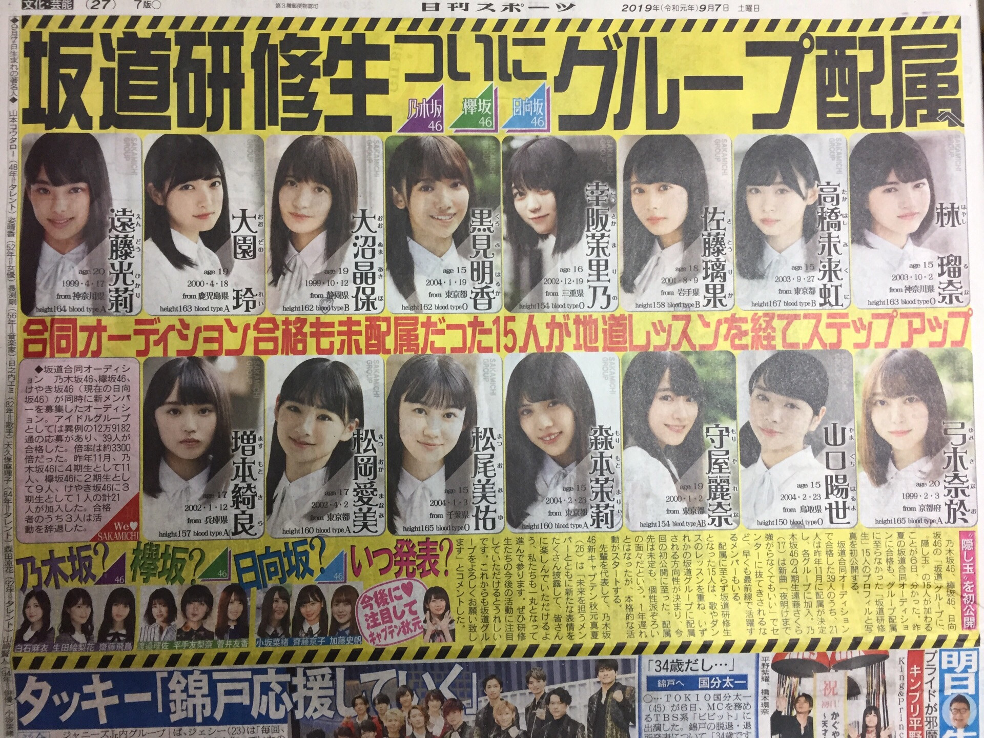 坂道研修生で日向坂46に欲しいメンバーは Ssaで発表 選抜制になる おひさま達の予想が朝からアツい 日向坂46で恋したい 坂道研修生で日向坂46に欲しいメンバーは Ssaで発表 選抜制になる おひさま達の予想が朝からアツい 日向坂46で恋したい