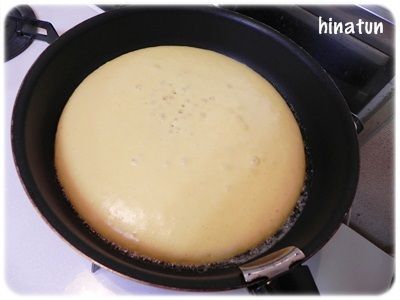 フライパンサイズのまんまるホットケーキ ひなcafestyle フライパンサイズのまんまるホットケーキ ひなcafestyle
