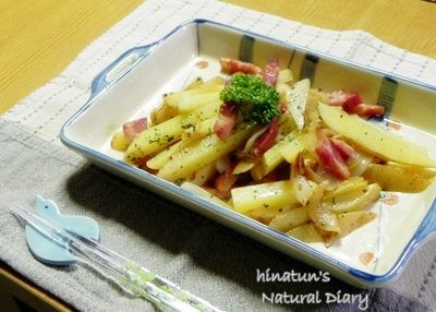 イタリアンハーブミックスでおめかし 簡単ジャーマンポテト ひなcafestyle イタリアンハーブミックスでおめかし 簡単ジャーマンポテト ひなcafestyle