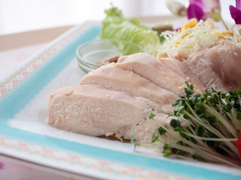コンビニの サラダチキン を作ってみました 炊飯器の低温調理でしっとりやわらかサラダチキン と柑橘系ドレッシングレシピの覚書 ひなcafestyle コンビニの サラダチキン を作ってみました 炊飯器の低温調理でしっとりやわらかサラダチキン と柑橘系ドレッシングレシピの覚書 ひなcafestyle