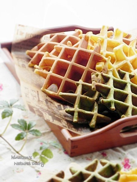 ３種のふわふわワッフル ひなcafestyle