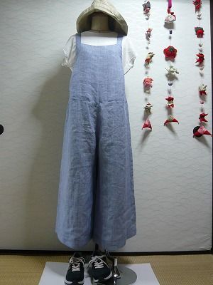 ひねもすミシン サロペットを作りました