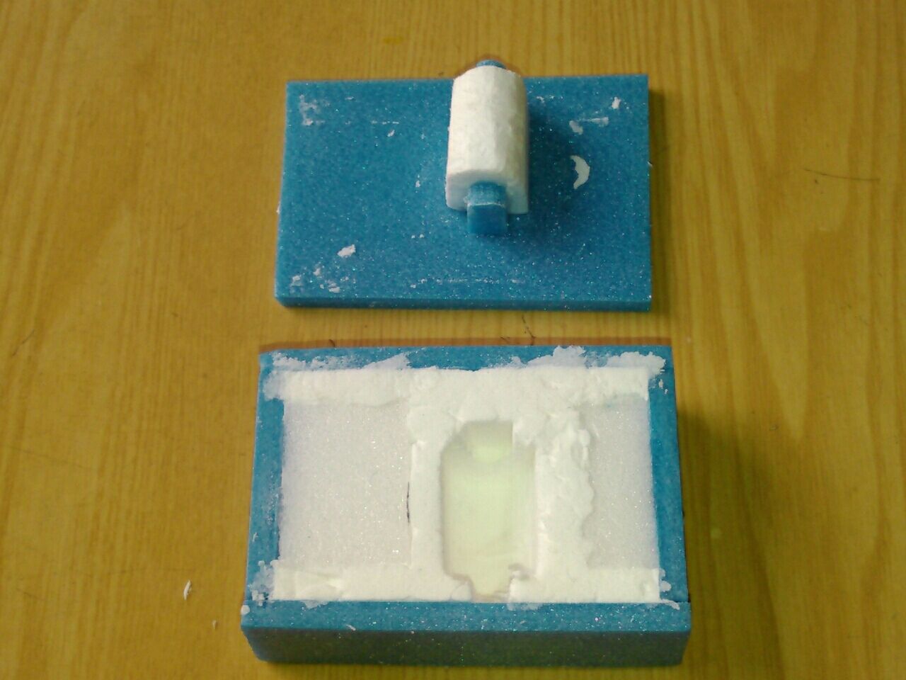 収納ケースを紙粘土で その7 実験2 のんびりと一日中工作したいな