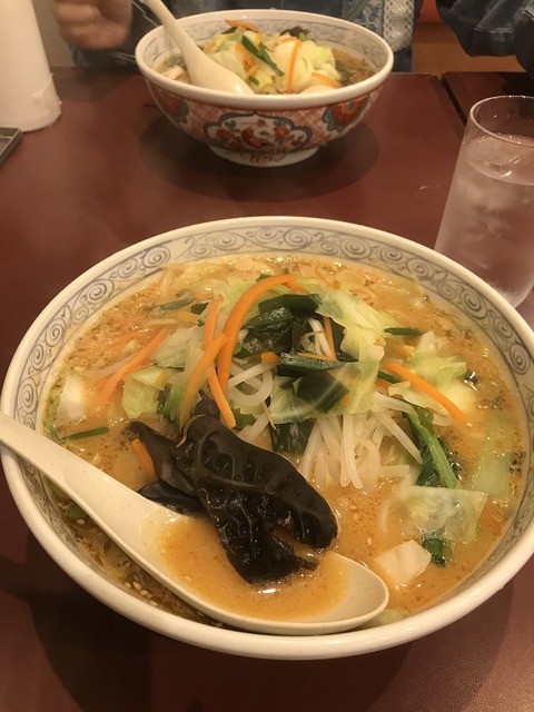 野菜ハイブレンドみそラーメン＠JR市川駅前・味の男爵