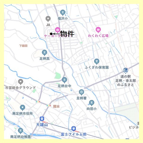 ネット用地図怒田