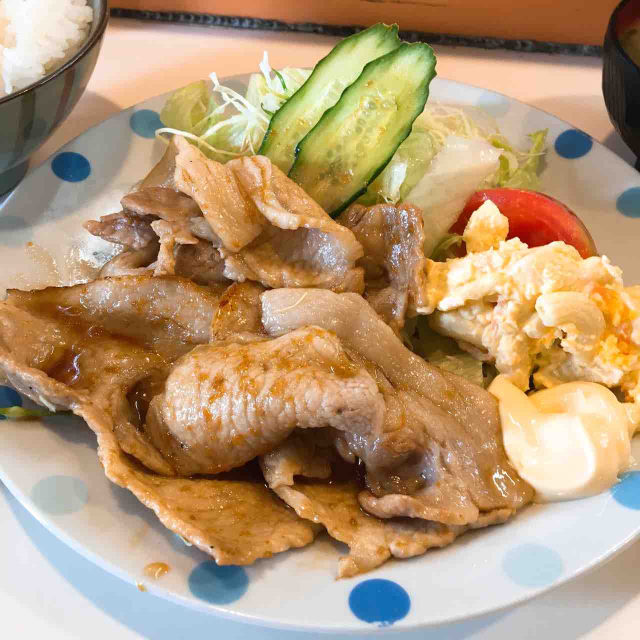 生姜焼き定食 たむら食堂 ひのき建設 雑文箱 生姜焼き定食 たむら食堂 ひのき建設 雑文箱