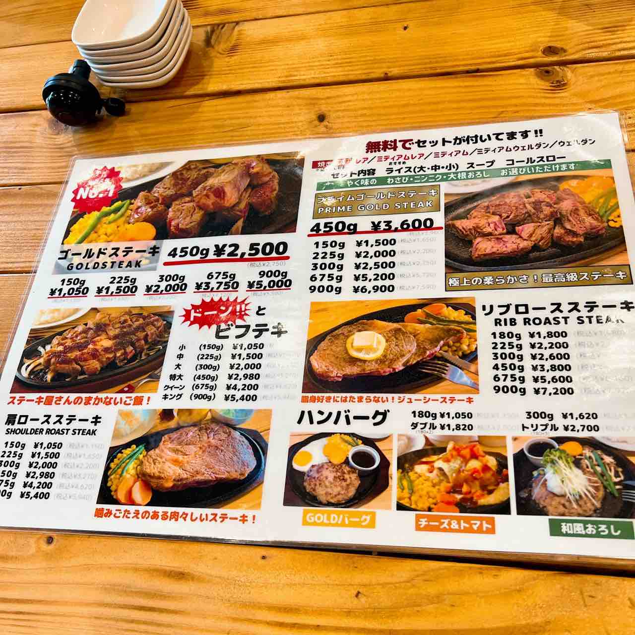 ビフテキ＠ゴールドステーキ : ひのき建設 雑文箱