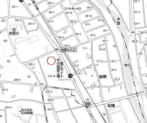 岩原地図