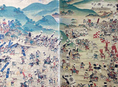 関ケ原の戦い屏風