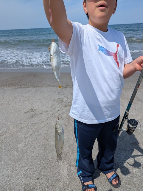 吹上浜の遊び方　魚釣り編。