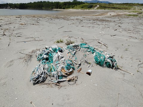 浜ゴミ写真