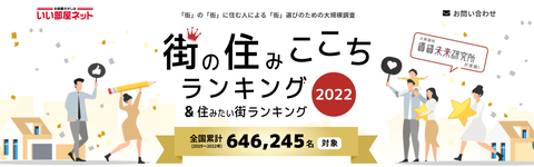 街の住みここちランキング表紙