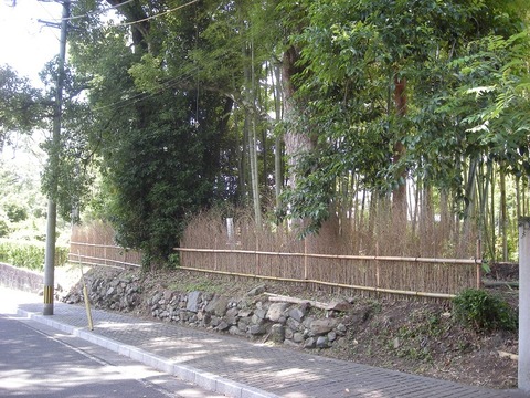 地区館竹垣