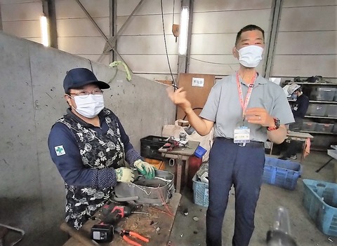 解体のプロのお母さん