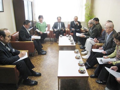 3新年度予算等で市長との懇談