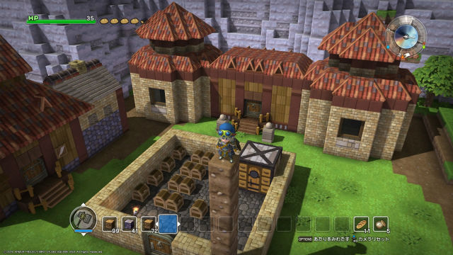 Dqb 好き勝手ビルダー パート27 フリービルドで建築開始 フリービルド 金魚 飛び出し注意