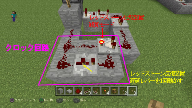 Ps4版マインクラフト 寄り道クラフト 2種のアイテム上方運搬システムの解説 金魚 飛び出し注意