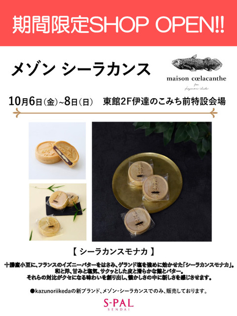 シーラカンスモナカ10月