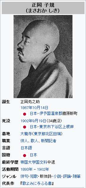 Screenshot_2019-10-14 正岡子規 - Wikipedia