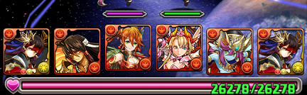 パズドラ 黄昏の緋龍喚士 ツバキ Pt編成 暫定 柊さんは微糖