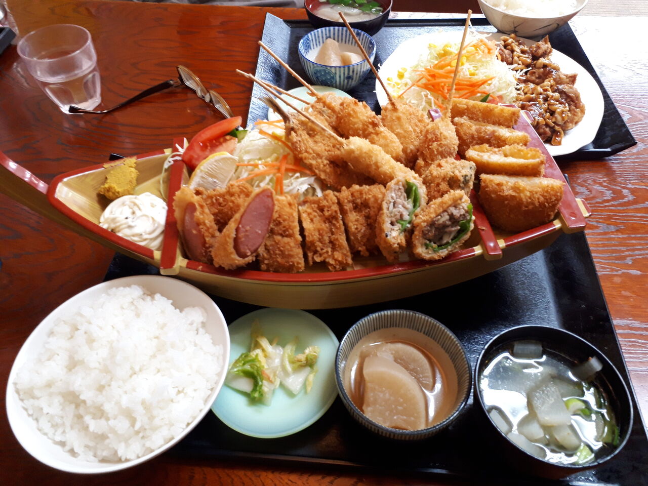 フライのデカ盛り とん吉さんの ミックスフライ定食 はコスパ抜群 千葉 印西 関東b級グルメドライブ ちょに らいでん がメタボで帰還