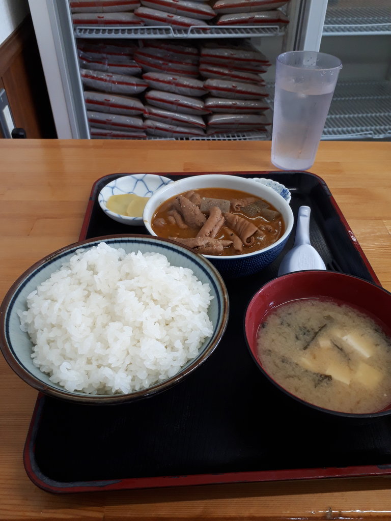 群馬への旅 群馬のご当地b級グルメ もつ煮定食 の名店 永井食堂 と そのローカルルールについて 関東b級グルメドライブ ちょに らいでん がメタボで帰還