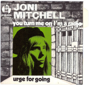ジョニ・ミッチェル　恋するラジオ　EP盤　レコード You Turn Me On I'm A Radio / 恋するラジオ（Joni Mitchell