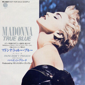 マドンナ　Madonna　True Blue　7\"　ブルーカラーレコード　輸入盤 Amazon.co.jp: Madonna / True Blue: ミュージック