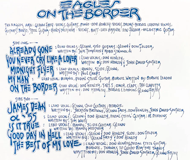 Good Day In Hell / 地獄の良き日（Eagles / イーグルス）1974 : 洋楽